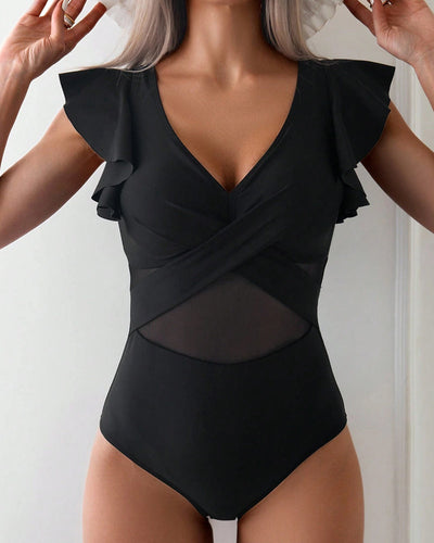 Anissa - Comfortable Swimsuit with V-Neck