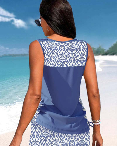 Sylvia - Tankini Featuring Geometric Print