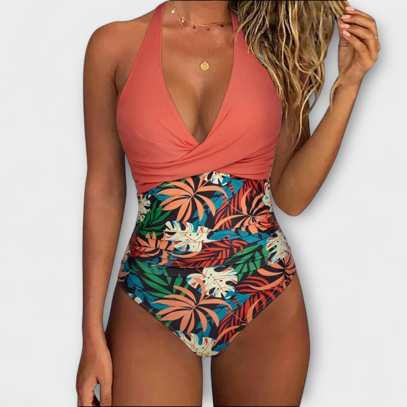 Florence - Stylish V-Neck Swimsuit for Women