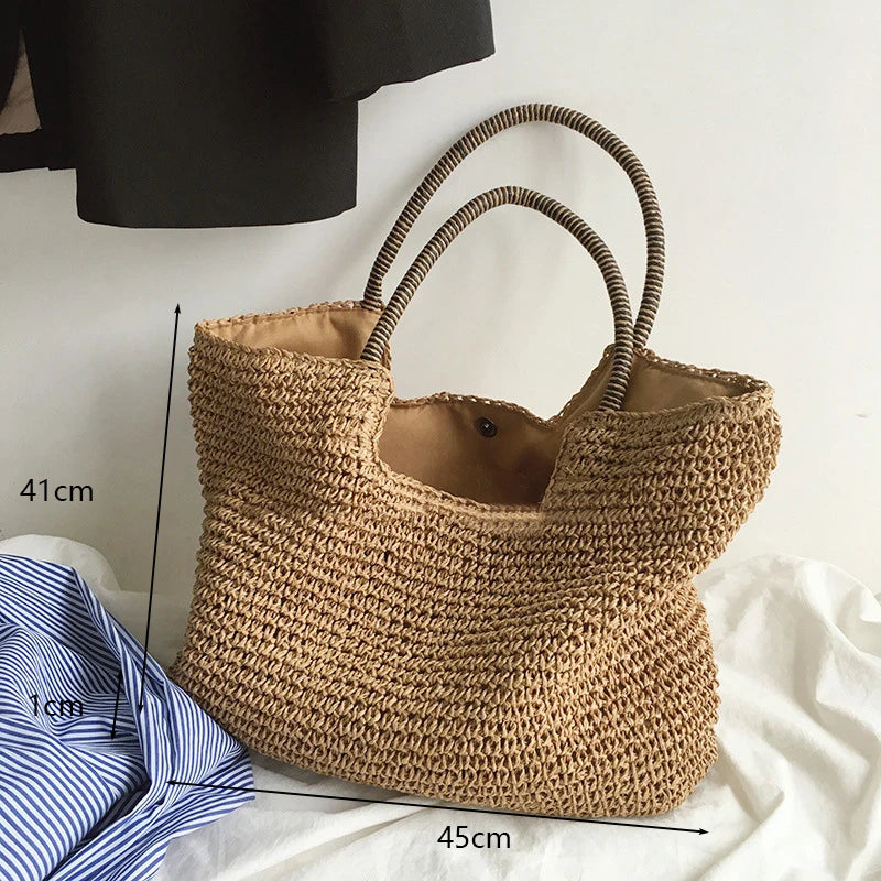 Vintage Woven Shoulder Bag