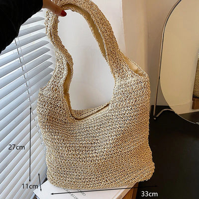Vintage Woven Shoulder Bag