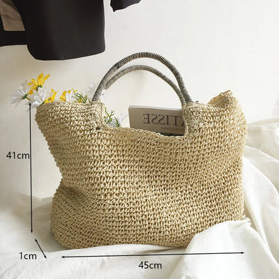 Vintage Woven Shoulder Bag