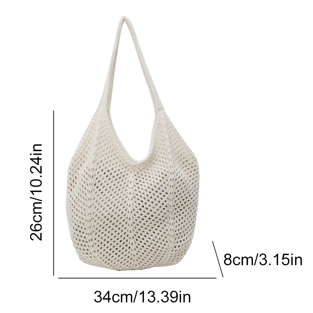 Luna Knitting Shoulder Bag