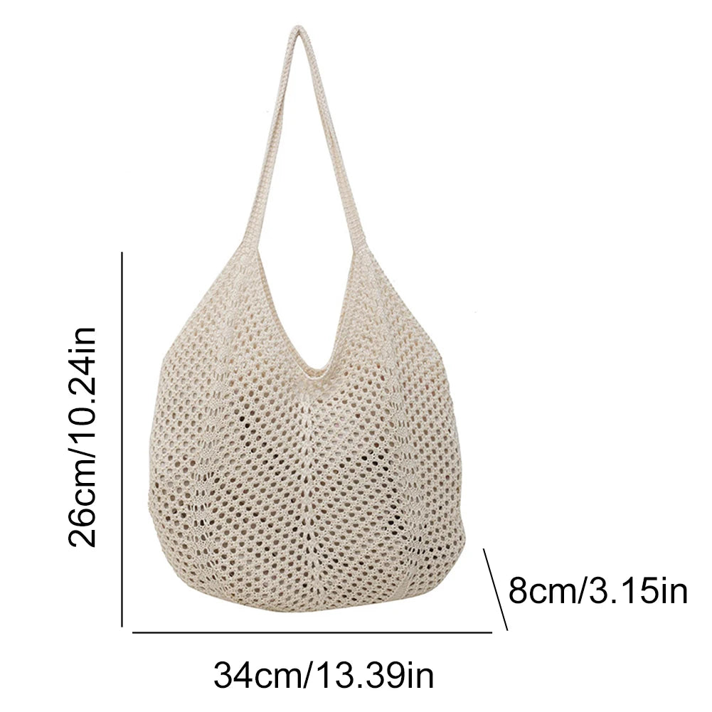 Luna Knitting Shoulder Bag