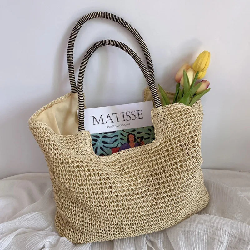 Vintage Woven Shoulder Bag
