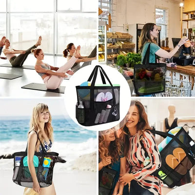 Mesh Beach Tote Bag