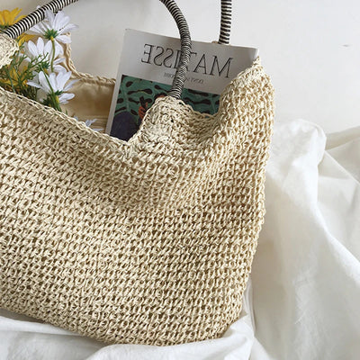 Vintage Woven Shoulder Bag