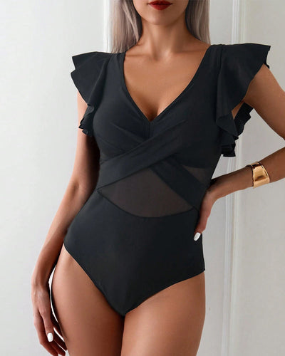 Anissa - Comfortable Swimsuit with V-Neck